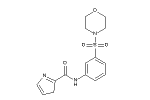 N-(3-morpholinosulfonylphenyl)-3H-pyrrole-2-carboxamide