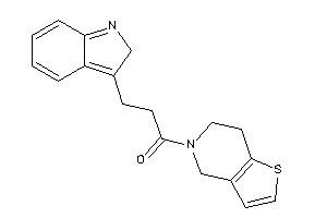 1-(6,7-dihydro-4H-thieno[3,2-c]pyridin-5-yl)-3-(2H-indol-3-yl)propan-1-one