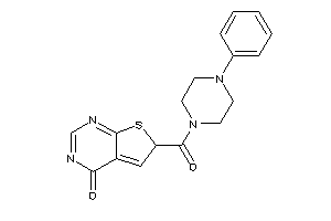 Image of 6-(4-phenylpiperazine-1-carbonyl)-6H-thieno[2,3-d]pyrimidin-4-one