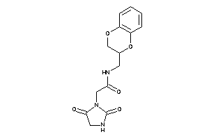 N-(2,3-dihydro-1,4-benzodioxin-3-ylmethyl)-2-(2,5-diketoimidazolidin-1-yl)acetamide