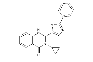 3-cyclopropyl-2-(2-phenylthiazol-5-yl)-1,2-dihydroquinazolin-4-one