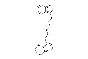 4-(2H-indol-3-yl)butyric Acid 4H-1,3-benzodioxin-8-ylmethyl Ester