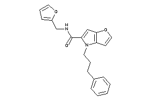 Image of N-(2-furfuryl)-4-(3-phenylpropyl)furo[3,2-b]pyrrole-5-carboxamide