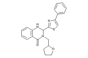 2-(4-phenylthiazol-2-yl)-3-(tetrahydrofurfuryl)-1,2-dihydroquinazolin-4-one