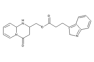 3-(2H-indol-3-yl)propionic Acid (4-keto-1,2,3,9a-tetrahydropyrido[1,2-a]pyrimidin-2-yl)methyl Ester