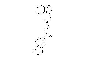 2-(2H-indol-3-yl)acetic Acid [2-(1,3-benzodioxol-5-yl)-2-keto-ethyl] Ester