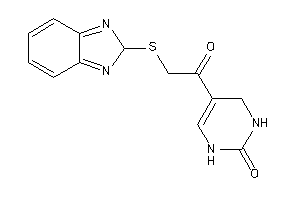 Image of 5-[2-(2H-benzimidazol-2-ylthio)acetyl]-3,4-dihydro-1H-pyrimidin-2-one