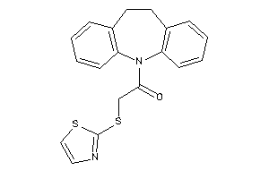 1-(5,6-dihydrobenzo[b][1]benzazepin-11-yl)-2-(thiazol-2-ylthio)ethanone