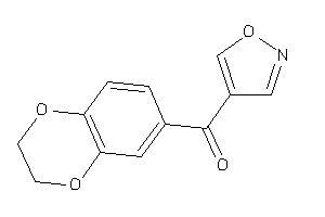 2,3-dihydro-1,4-benzodioxin-6-yl(isoxazol-4-yl)methanone