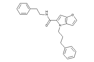 N-phenethyl-4-(3-phenylpropyl)furo[3,2-b]pyrrole-5-carboxamide
