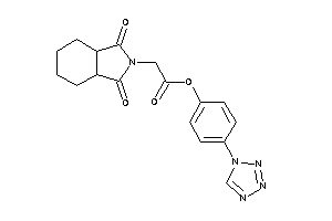 2-(1,3-diketo-3a,4,5,6,7,7a-hexahydroisoindol-2-yl)acetic Acid [4-(tetrazol-1-yl)phenyl] Ester