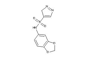 Image of N-(1,3-benzodioxol-5-yl)-3H-pyrazole-4-sulfonamide