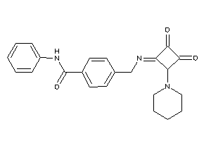 4-[[(2,3-diketo-4-piperidino-cyclobutylidene)amino]methyl]-N-phenyl-benzamide