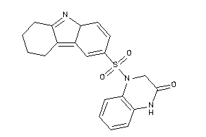 Image of 4-(6,7,8,9a-tetrahydro-5H-carbazol-3-ylsulfonyl)-1,3-dihydroquinoxalin-2-one