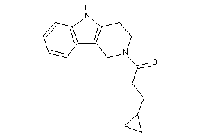 3-cyclopropyl-1-(1,3,4,5-tetrahydropyrido[4,3-b]indol-2-yl)propan-1-one