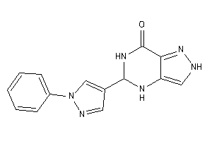 5-(1-phenylpyrazol-4-yl)-2,4,5,6-tetrahydropyrazolo[4,3-d]pyrimidin-7-one