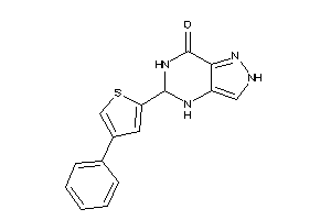 5-(4-phenyl-2-thienyl)-2,4,5,6-tetrahydropyrazolo[4,3-d]pyrimidin-7-one