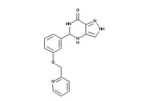 5-[3-(2-pyridylmethoxy)phenyl]-2,4,5,6-tetrahydropyrazolo[4,3-d]pyrimidin-7-one