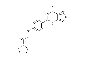 Image of 5-[4-(2-keto-2-pyrrolidino-ethoxy)phenyl]-2,4,5,6-tetrahydropyrazolo[4,3-d]pyrimidin-7-one