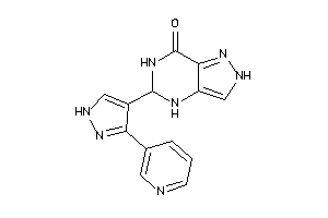 5-[3-(3-pyridyl)-1H-pyrazol-4-yl]-2,4,5,6-tetrahydropyrazolo[4,3-d]pyrimidin-7-one