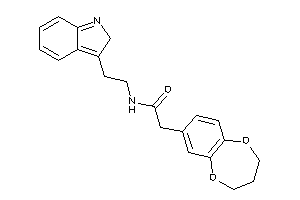 2-(3,4-dihydro-2H-1,5-benzodioxepin-7-yl)-N-[2-(2H-indol-3-yl)ethyl]acetamide