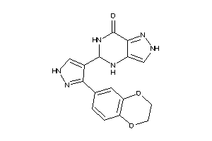 5-[3-(2,3-dihydro-1,4-benzodioxin-6-yl)-1H-pyrazol-4-yl]-2,4,5,6-tetrahydropyrazolo[4,3-d]pyrimidin-7-one
