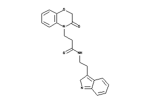 N-[2-(2H-indol-3-yl)ethyl]-3-(3-keto-1,4-benzoxazin-4-yl)propionamide