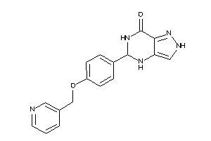 Image of 5-[4-(3-pyridylmethoxy)phenyl]-2,4,5,6-tetrahydropyrazolo[4,3-d]pyrimidin-7-one