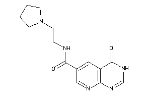 Image of 4-keto-N-(2-pyrrolidinoethyl)-3H-pyrido[2,3-d]pyrimidine-6-carboxamide
