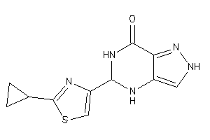 5-(2-cyclopropylthiazol-4-yl)-2,4,5,6-tetrahydropyrazolo[4,3-d]pyrimidin-7-one