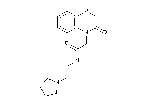 2-(3-keto-1,4-benzoxazin-4-yl)-N-(2-pyrrolidinoethyl)acetamide