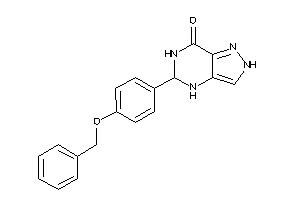 Image of 5-(4-benzoxyphenyl)-2,4,5,6-tetrahydropyrazolo[4,3-d]pyrimidin-7-one