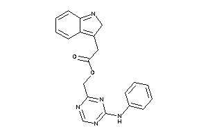 2-(2H-indol-3-yl)acetic Acid (4-anilino-s-triazin-2-yl)methyl Ester