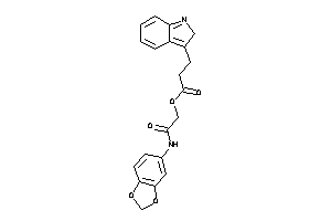 3-(2H-indol-3-yl)propionic Acid [2-(1,3-benzodioxol-5-ylamino)-2-keto-ethyl] Ester