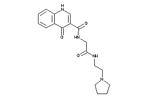 4-keto-N-[2-keto-2-(2-pyrrolidinoethylamino)ethyl]-1H-quinoline-3-carboxamide