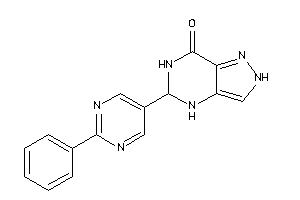 Image of 5-(2-phenylpyrimidin-5-yl)-2,4,5,6-tetrahydropyrazolo[4,3-d]pyrimidin-7-one