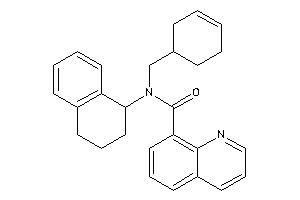 N-(cyclohex-3-en-1-ylmethyl)-N-tetralin-1-yl-quinoline-8-carboxamide