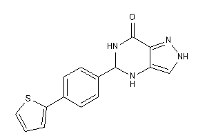 5-[4-(2-thienyl)phenyl]-2,4,5,6-tetrahydropyrazolo[4,3-d]pyrimidin-7-one