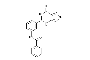 N-[3-(7-keto-2,4,5,6-tetrahydropyrazolo[4,3-d]pyrimidin-5-yl)phenyl]benzamide