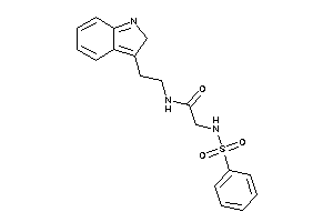 2-(benzenesulfonamido)-N-[2-(2H-indol-3-yl)ethyl]acetamide