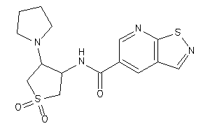 N-(1,1-diketo-4-pyrrolidino-thiolan-3-yl)isothiazolo[5,4-b]pyridine-5-carboxamide