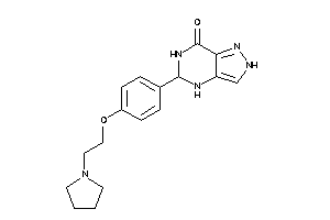 5-[4-(2-pyrrolidinoethoxy)phenyl]-2,4,5,6-tetrahydropyrazolo[4,3-d]pyrimidin-7-one