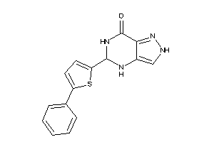5-(5-phenyl-2-thienyl)-2,4,5,6-tetrahydropyrazolo[4,3-d]pyrimidin-7-one