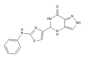 5-(2-anilinothiazol-4-yl)-2,4,5,6-tetrahydropyrazolo[4,3-d]pyrimidin-7-one
