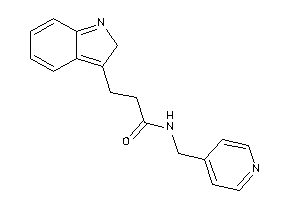 3-(2H-indol-3-yl)-N-(4-pyridylmethyl)propionamide