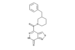 4-(3-benzylpiperidine-1-carbonyl)-6H-isoxazolo[3,4-d]pyridazin-7-one