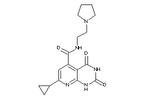 7-cyclopropyl-2,4-diketo-N-(2-pyrrolidinoethyl)-1H-pyrido[2,3-d]pyrimidine-5-carboxamide