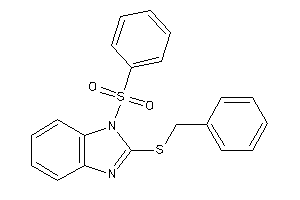 2-(benzylthio)-1-besyl-benzimidazole