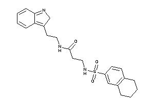 N-[2-(2H-indol-3-yl)ethyl]-3-(tetralin-6-ylsulfonylamino)propionamide