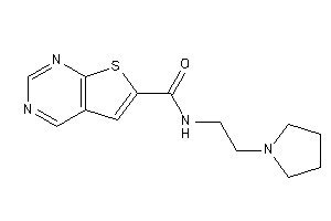 N-(2-pyrrolidinoethyl)thieno[2,3-d]pyrimidine-6-carboxamide